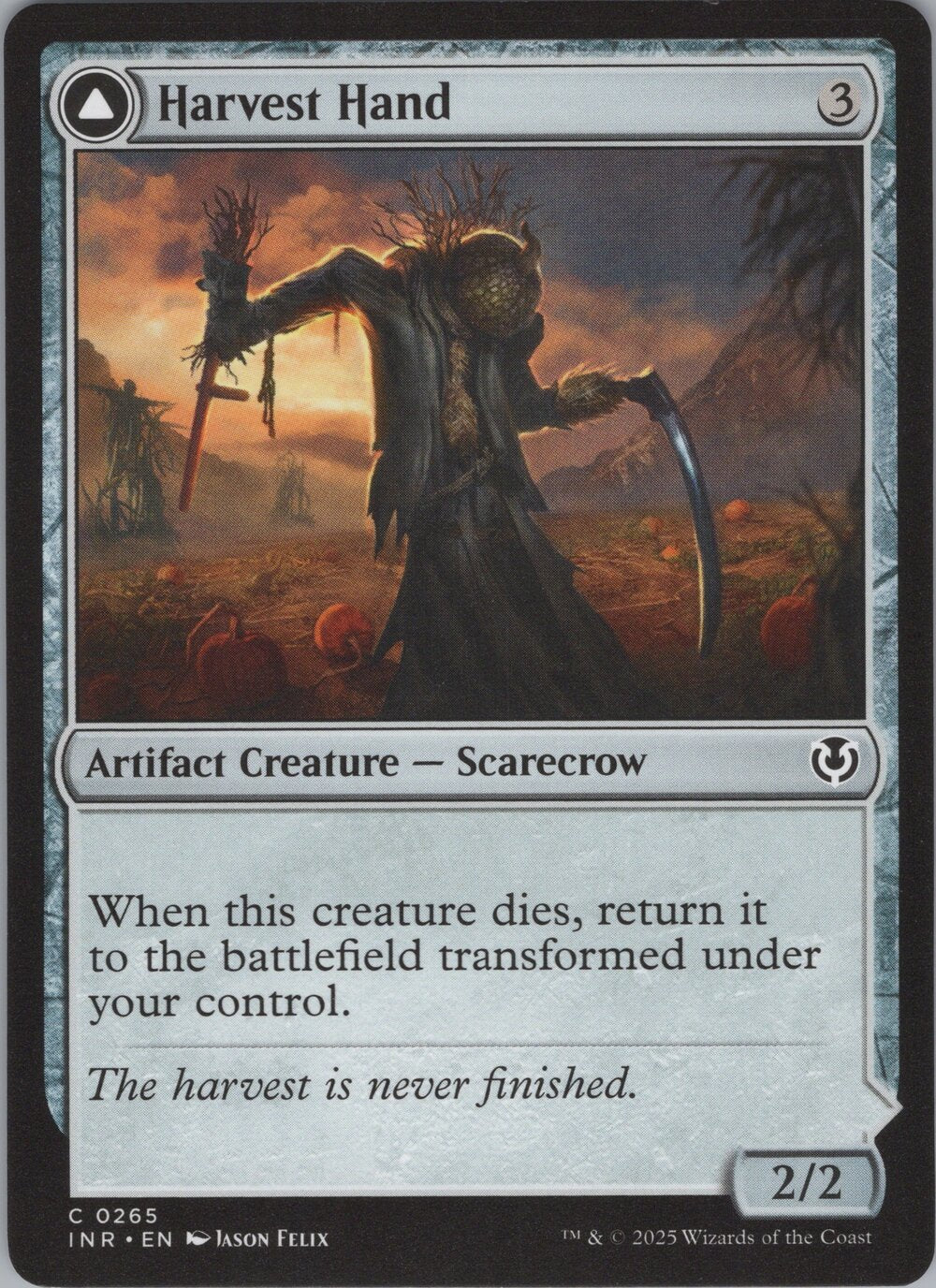 Harvest Hand // Scrounged Scythe