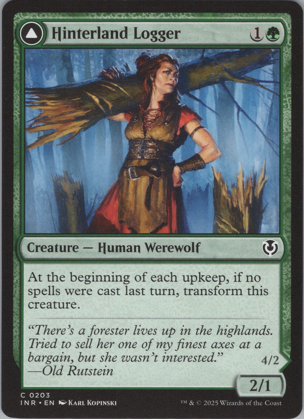 Hinterland Logger // Timber Shredder