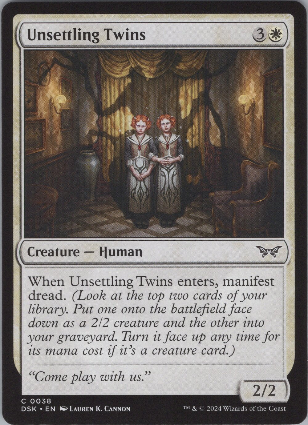 Unsettling Twins