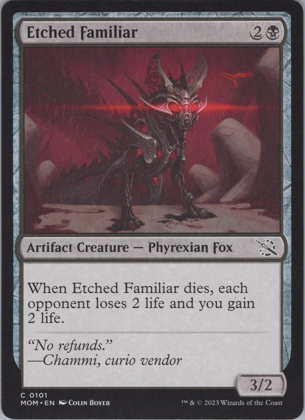 Etched Familiar