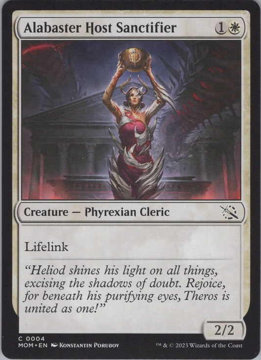 Alabaster Host Sanctifier