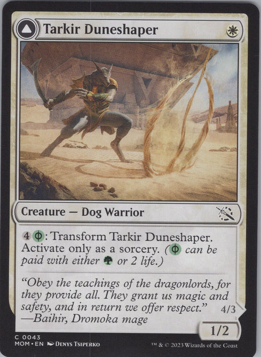 Tarkir Duneshaper // Burnished Dunestomper