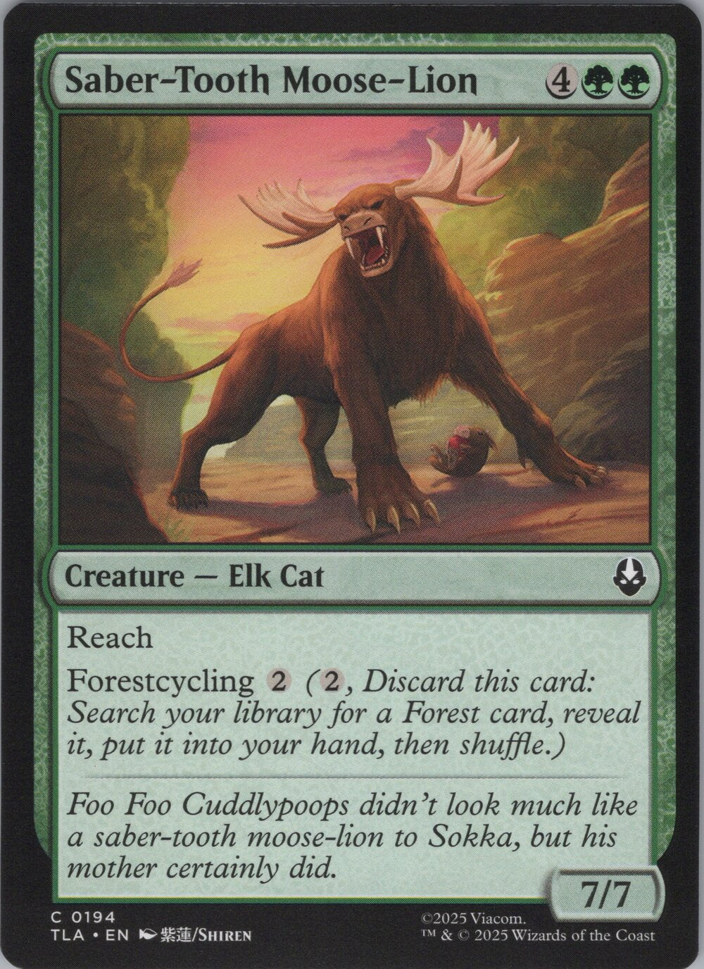 Saber-Tooth Moose-Lion