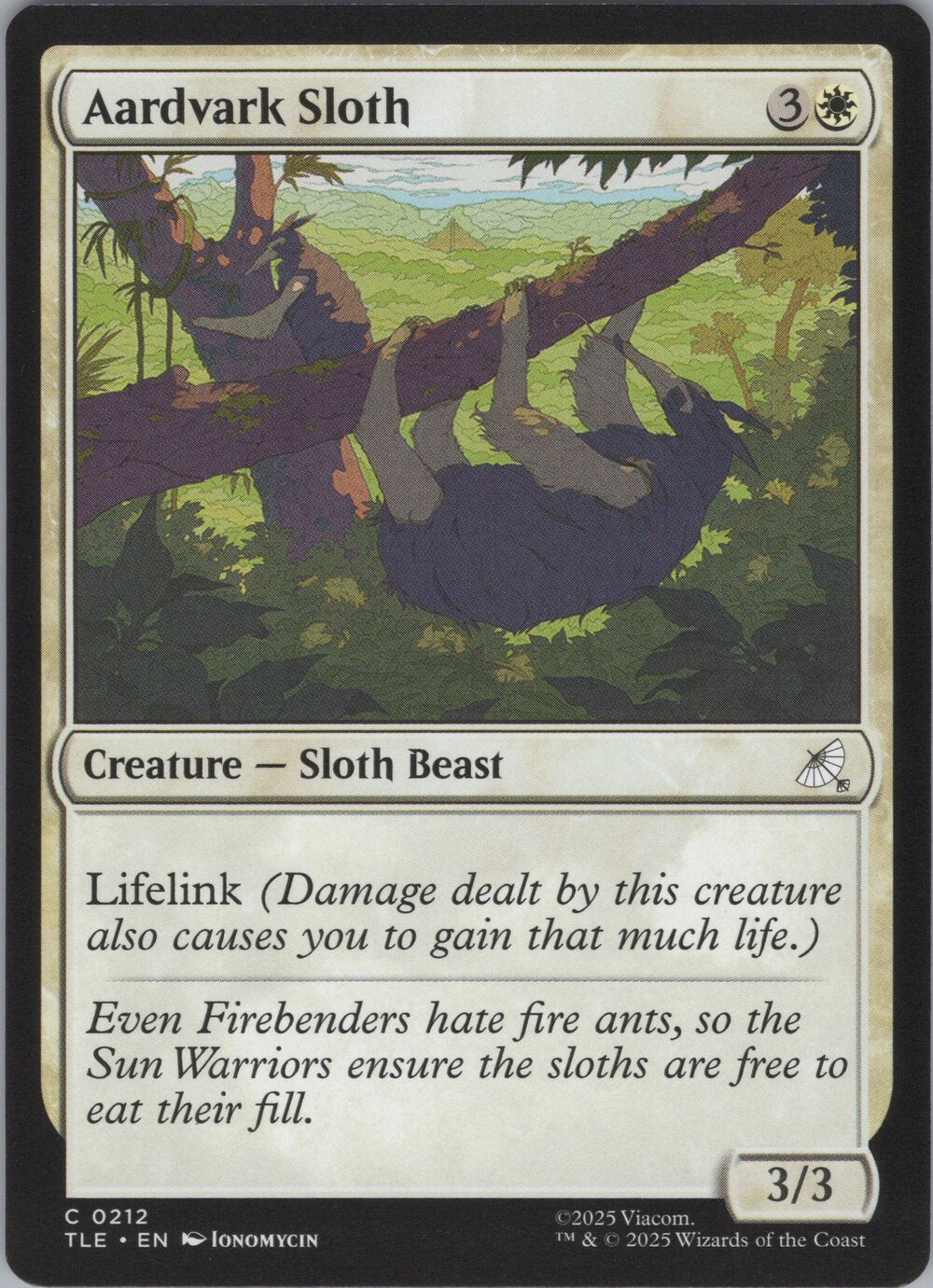 Aardvark Sloth