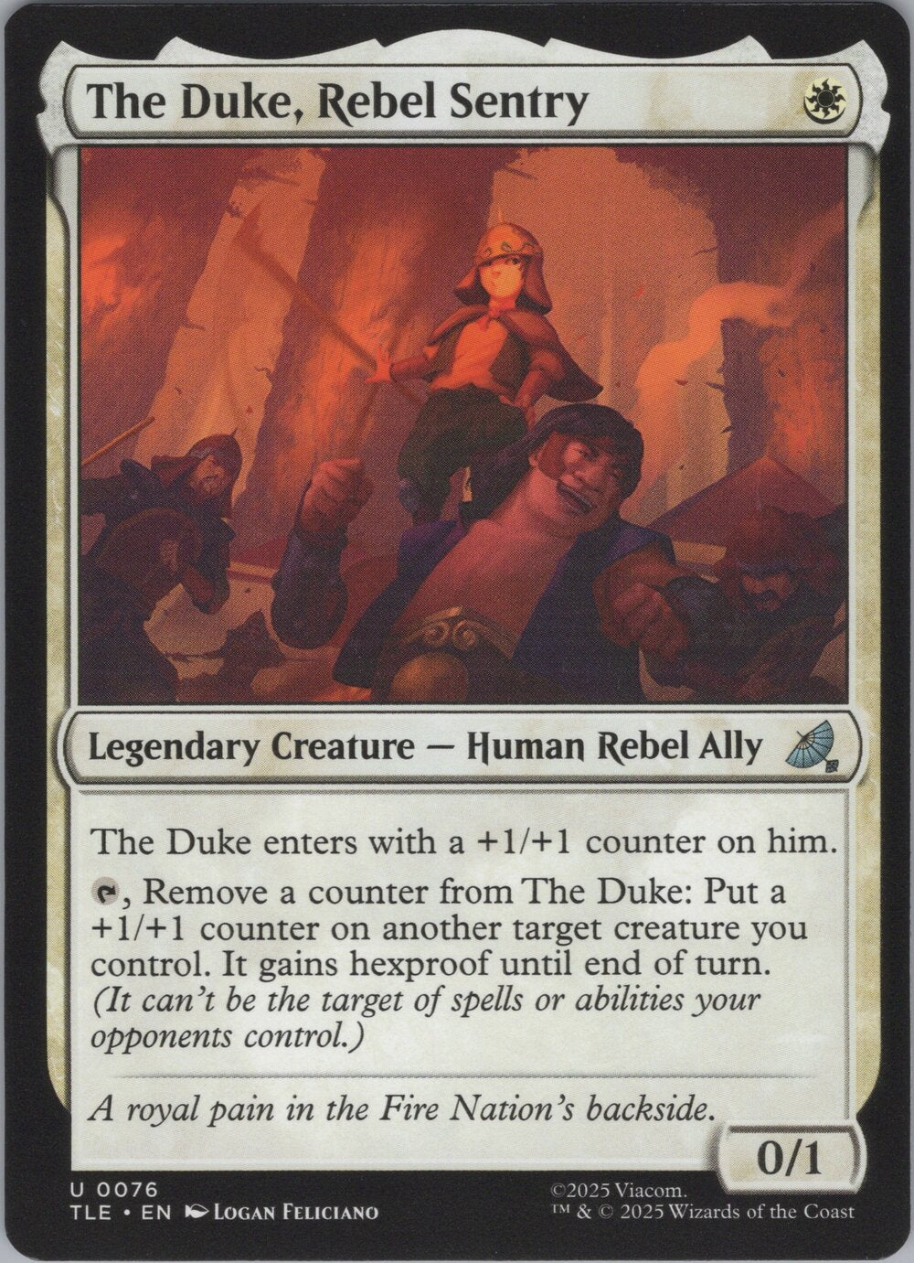 The Duke, Rebel Sentry