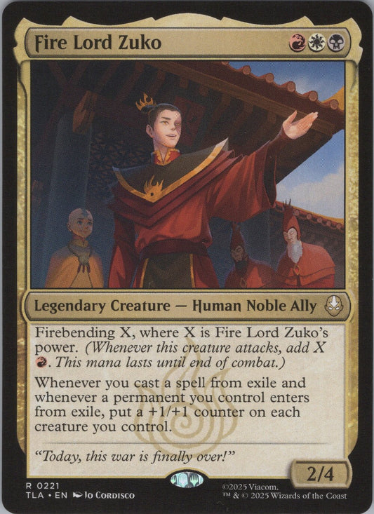 Fire Lord Zuko