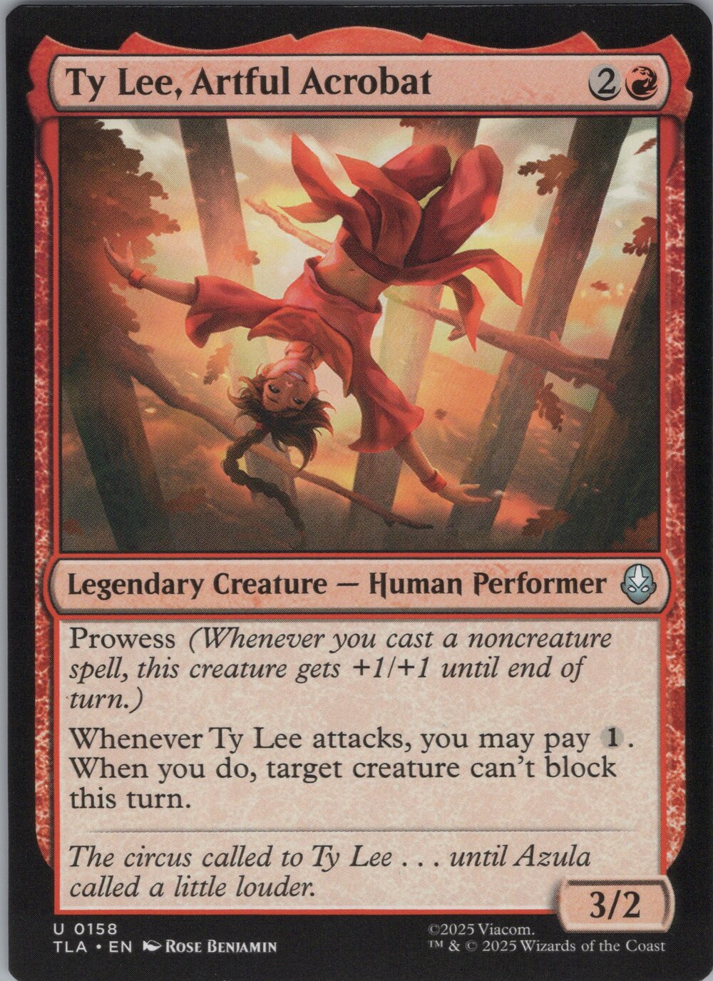 Ty Lee, Artful Acrobat
