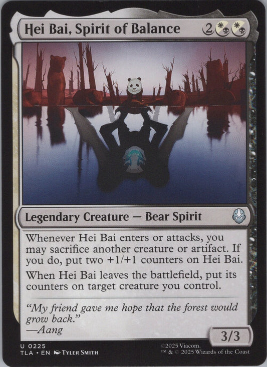 Hei Bai, Spirit of Balance