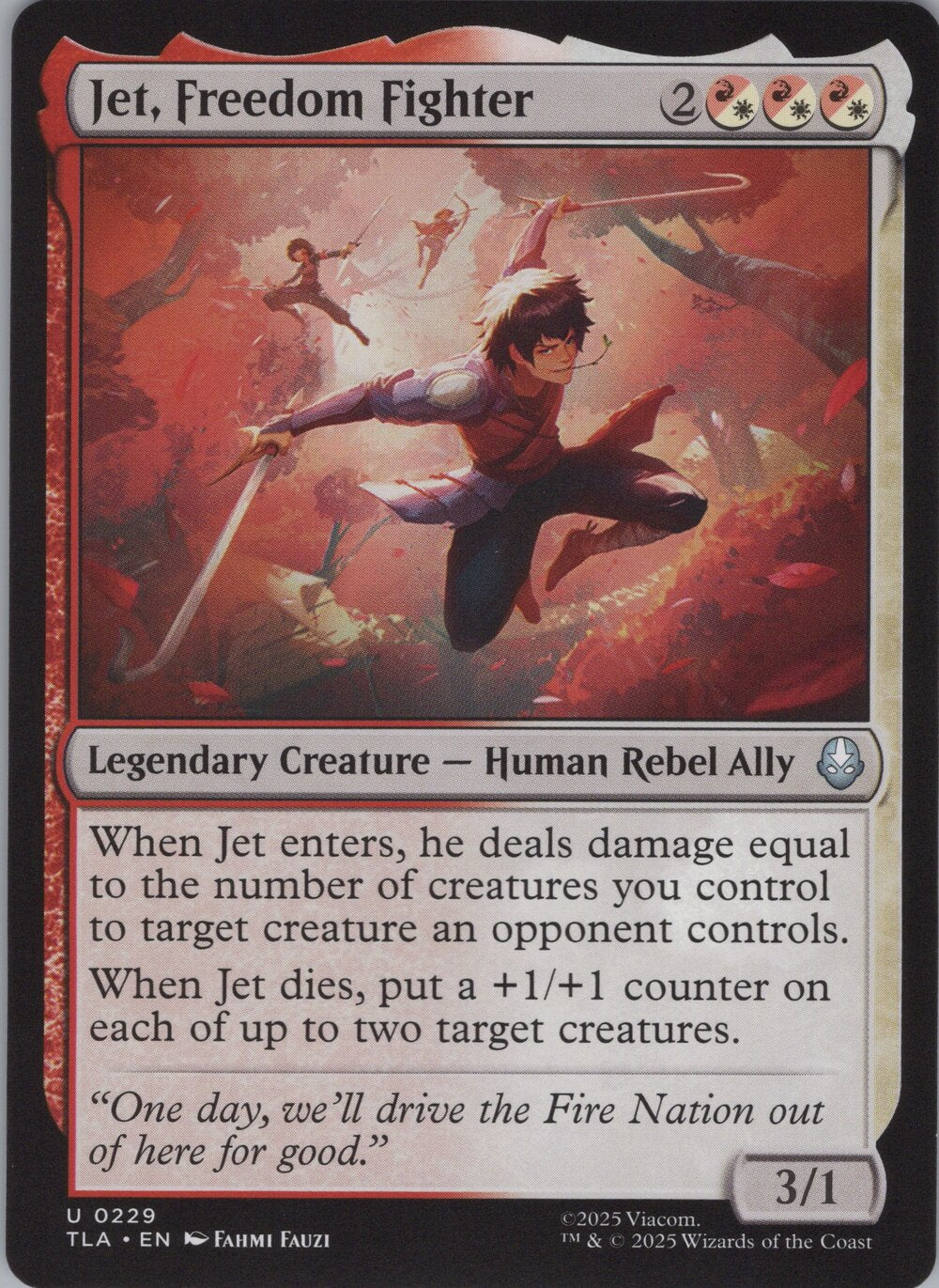 Jet, Freedom Fighter