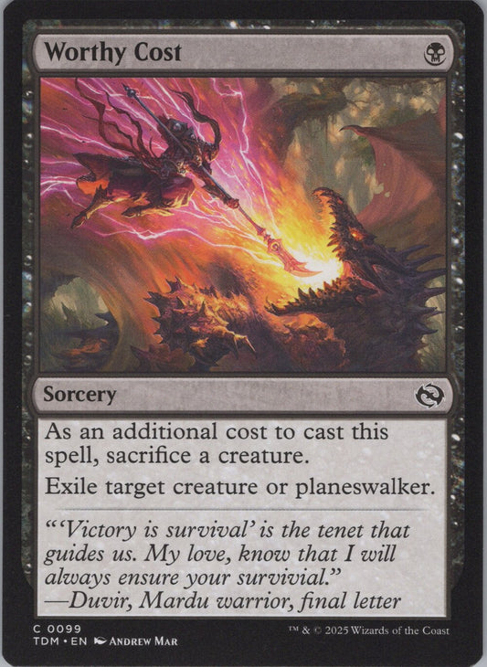 Worthy Cost