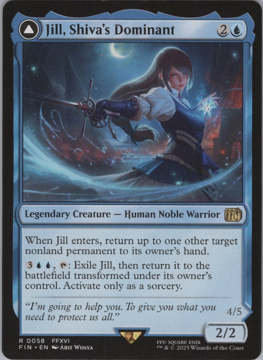 Jill, Shiva's Dominant // Shiva, Warden of Ice