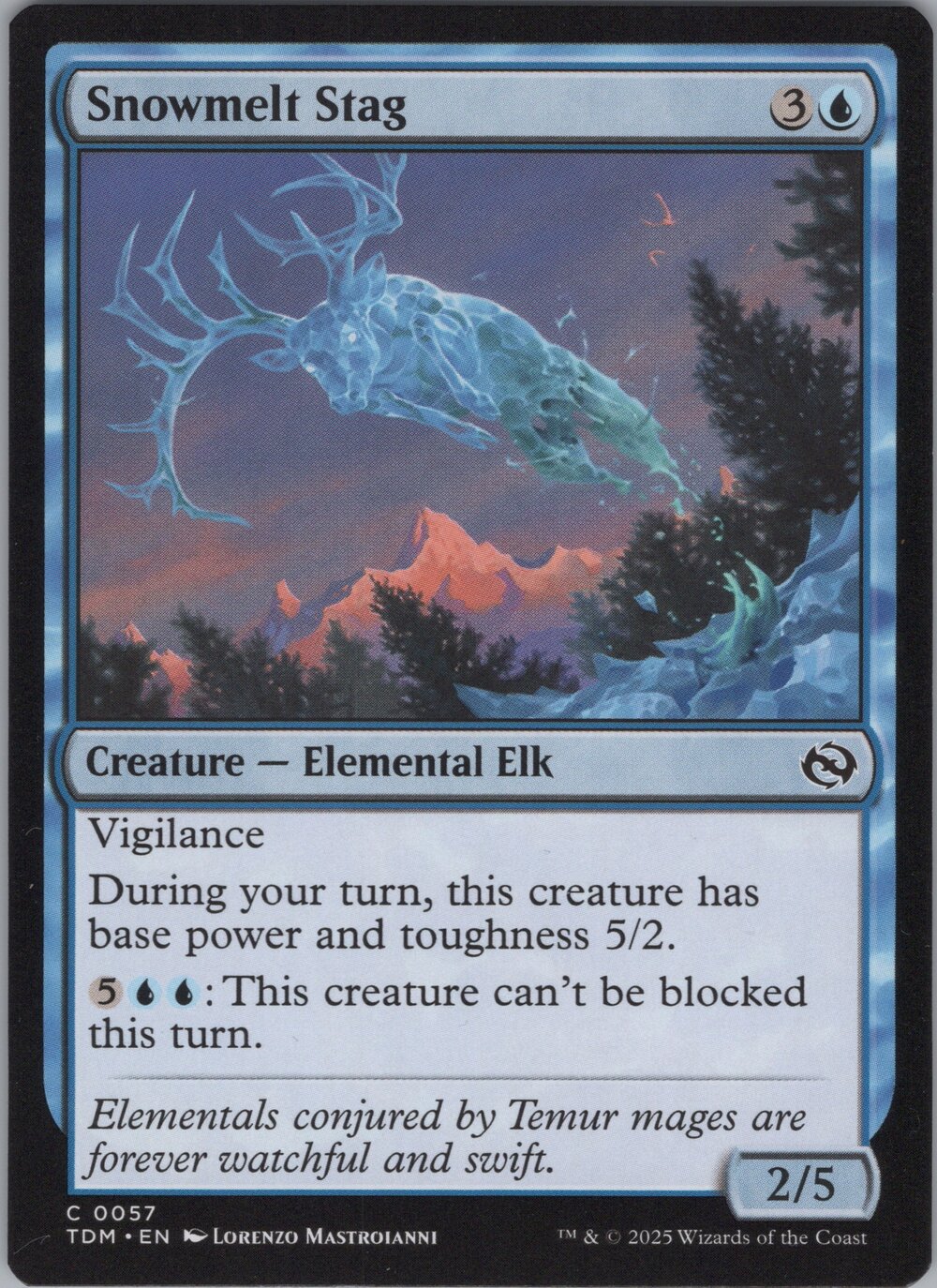 Snowmelt Stag