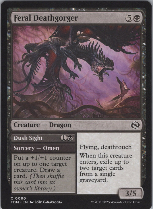 Feral Deathgorger // Dusk Sight