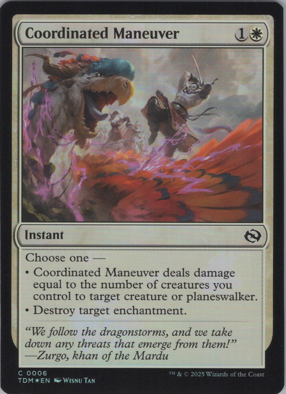 Coordinated Maneuver