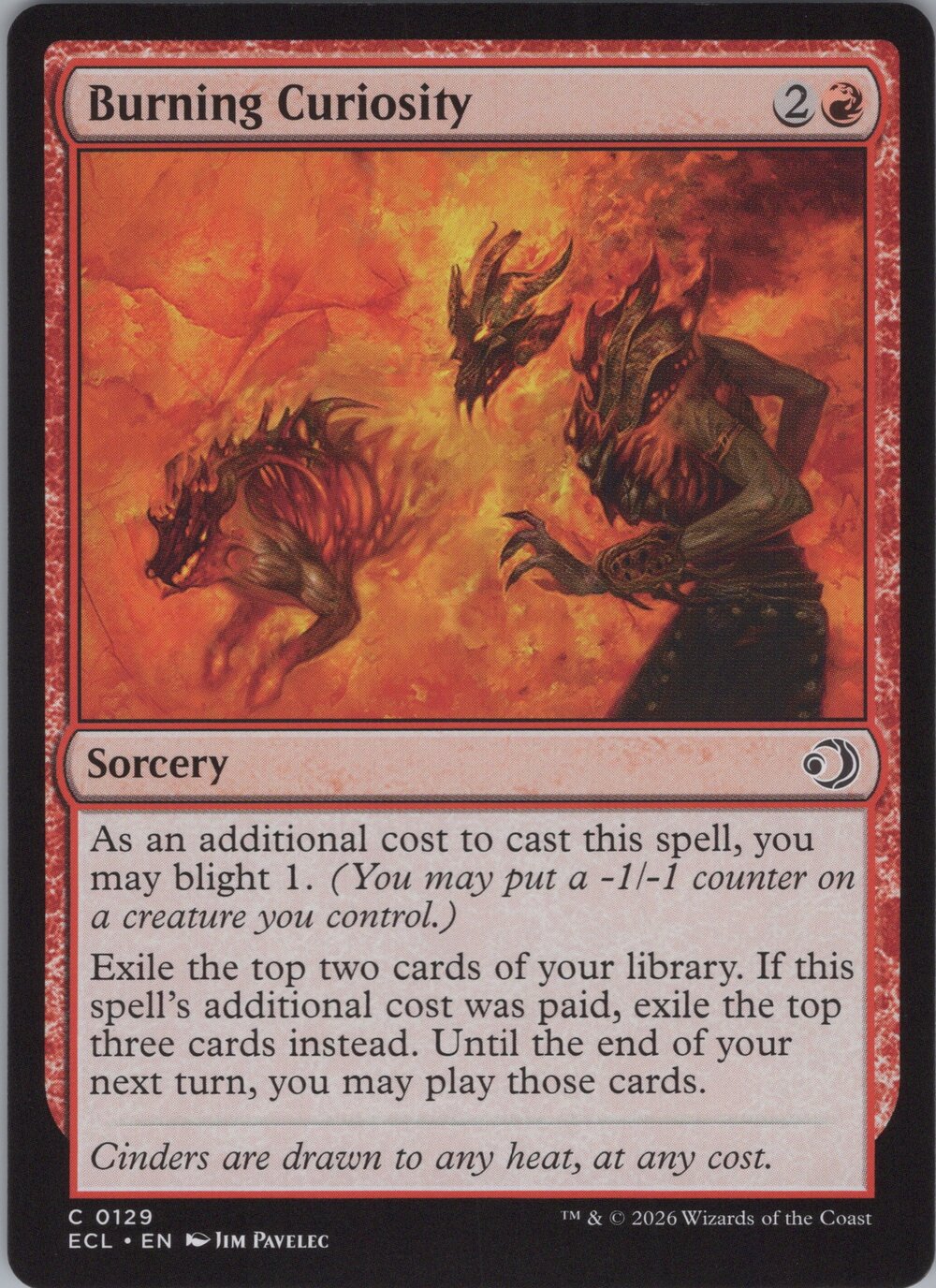 Burning Curiosity