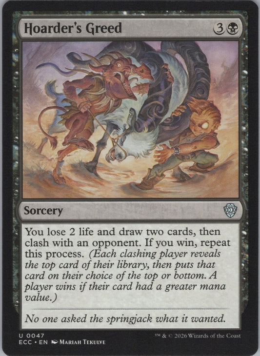 Hoarder's Greed