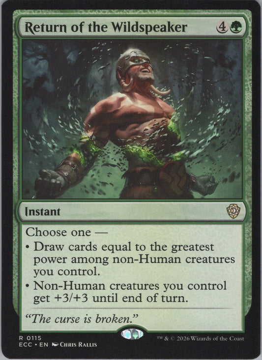 Return of the Wildspeaker