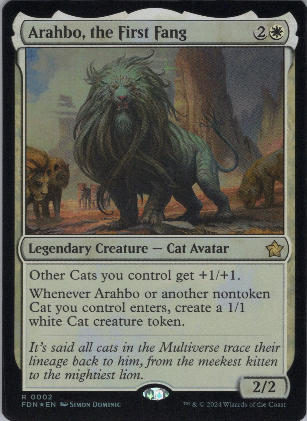 Arahbo, the First Fang