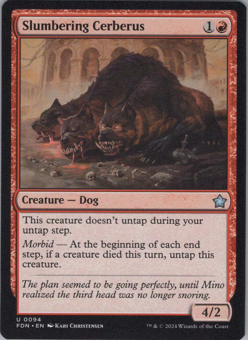Slumbering Cerberus
