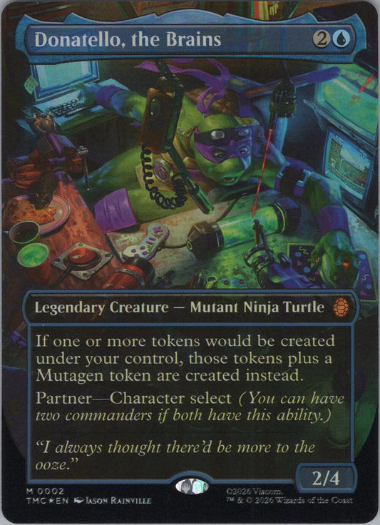 Donatello, the Brains