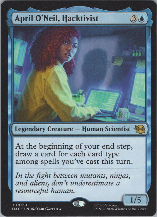 April O'Neil, Hacktivist
