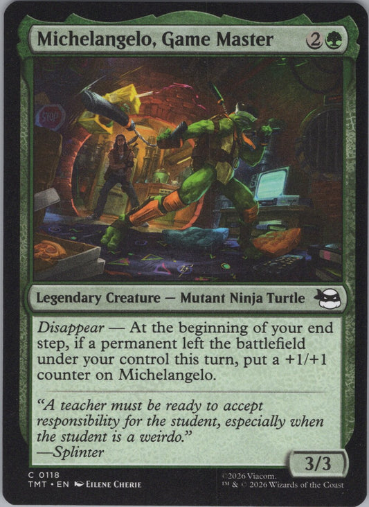 Michelangelo, Game Master