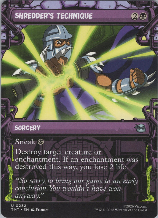 Shredder's Technique (Showcase)