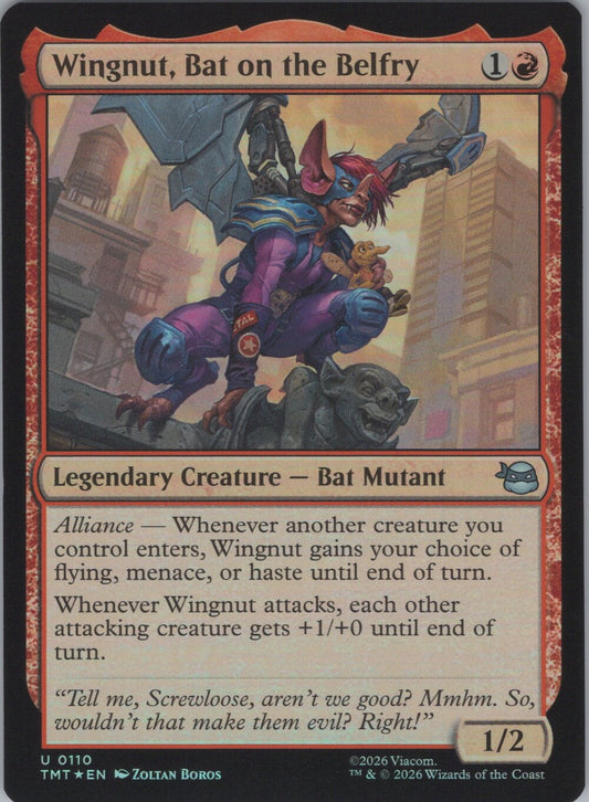 Wingnut, Bat on the Belfry