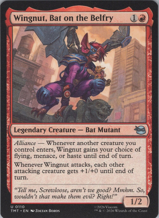 Wingnut, Bat on the Belfry