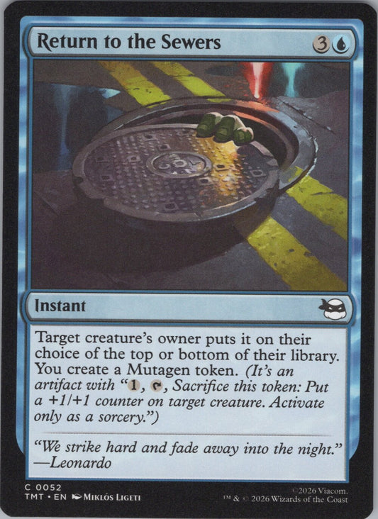 Return to the Sewers