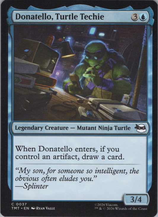 Donatello, Turtle Techie