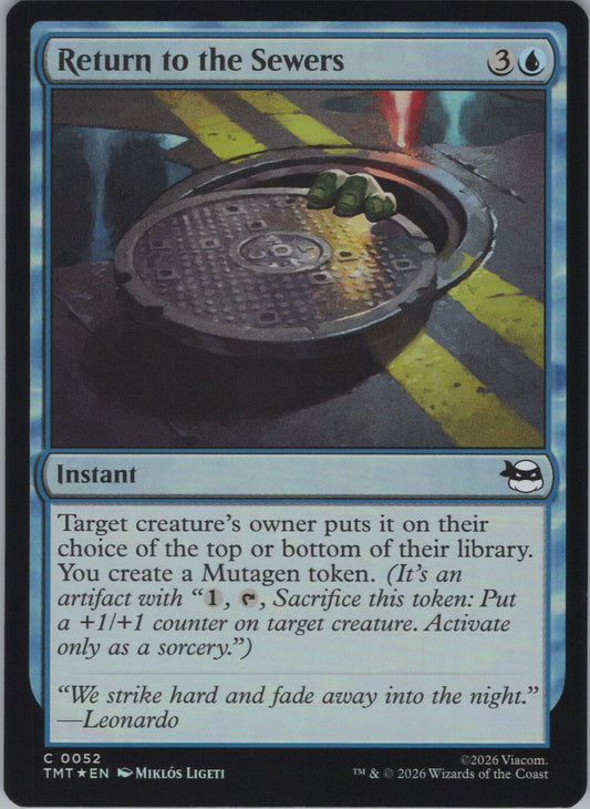 Return to the Sewers