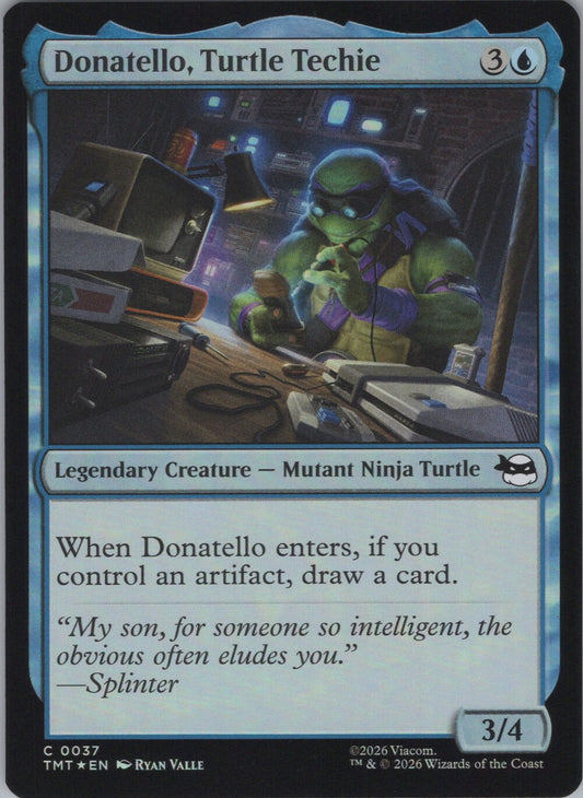 Donatello, Turtle Techie