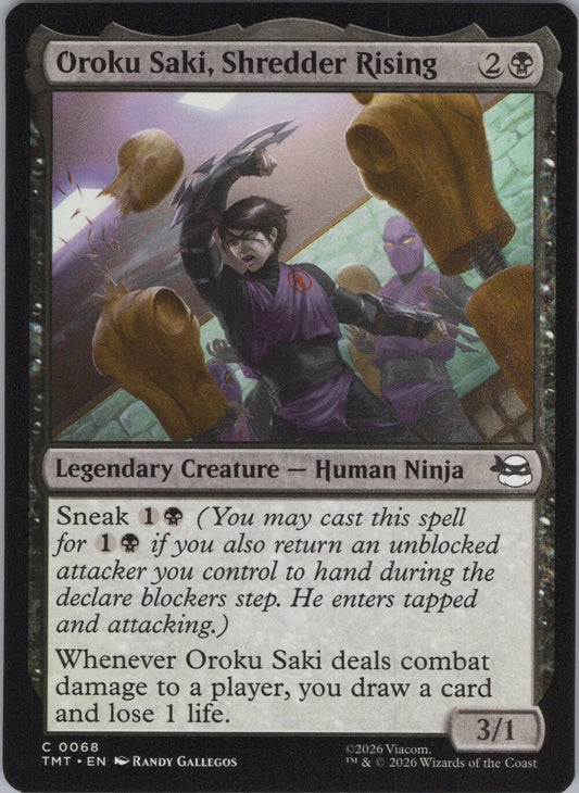 Oroku Saki, Shredder Rising