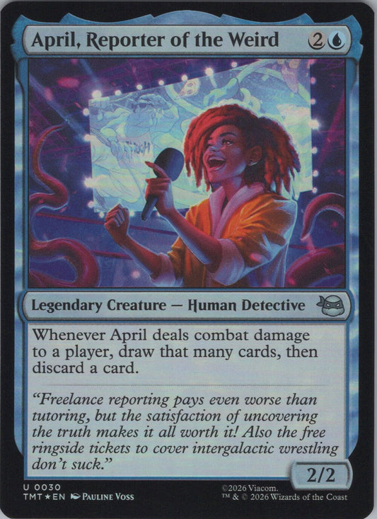 April, Reporter of the Weird