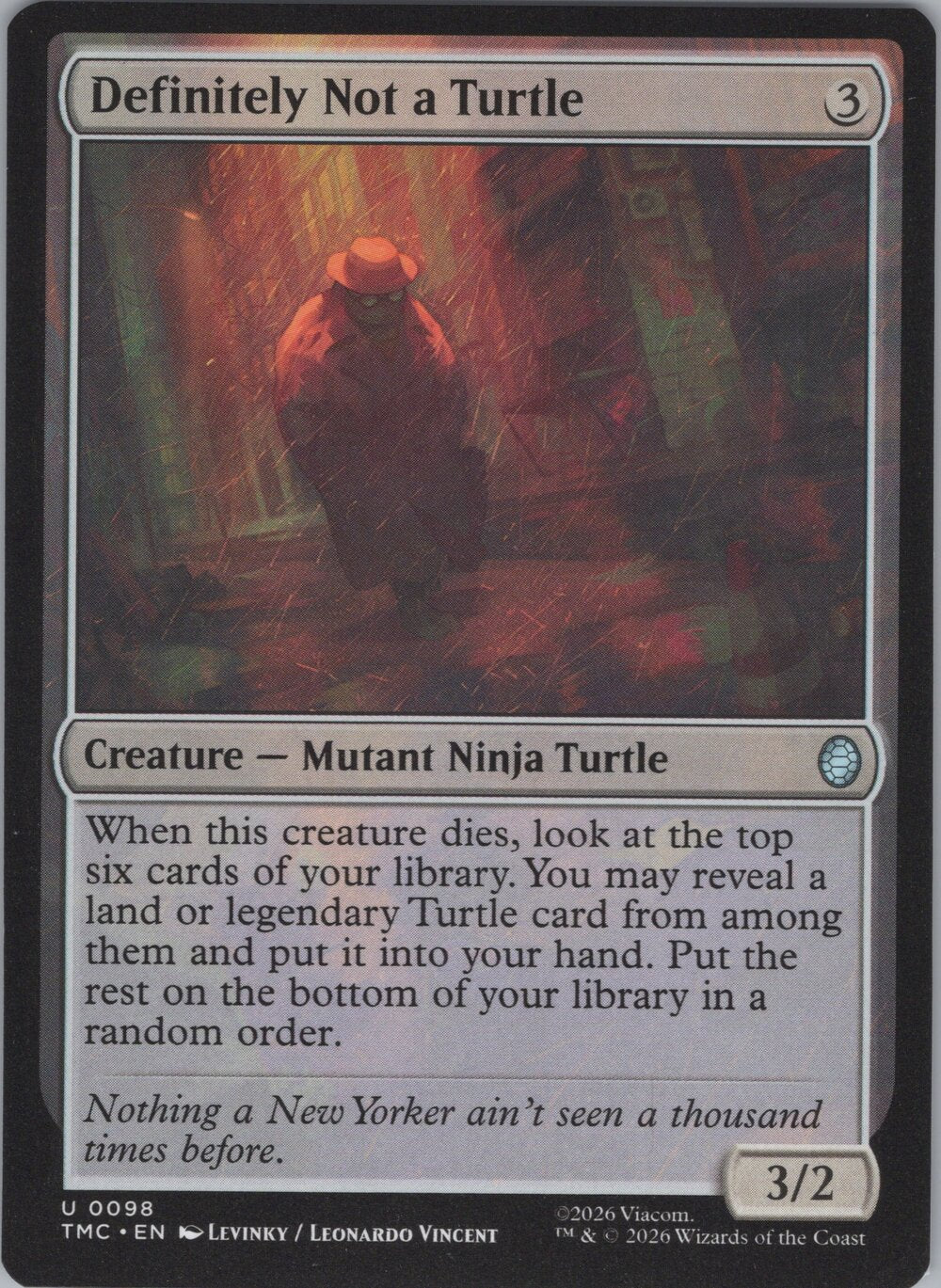 Definitely Not a Turtle