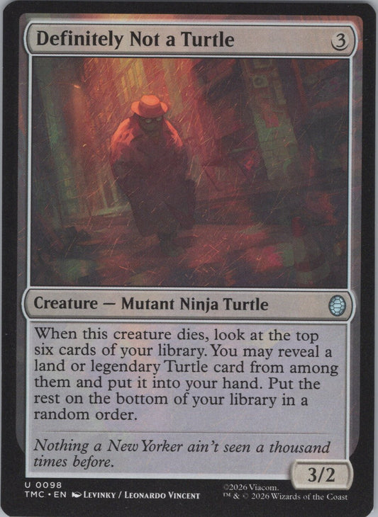 Definitely Not a Turtle