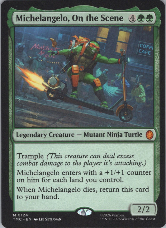 Michelangelo, On the Scene