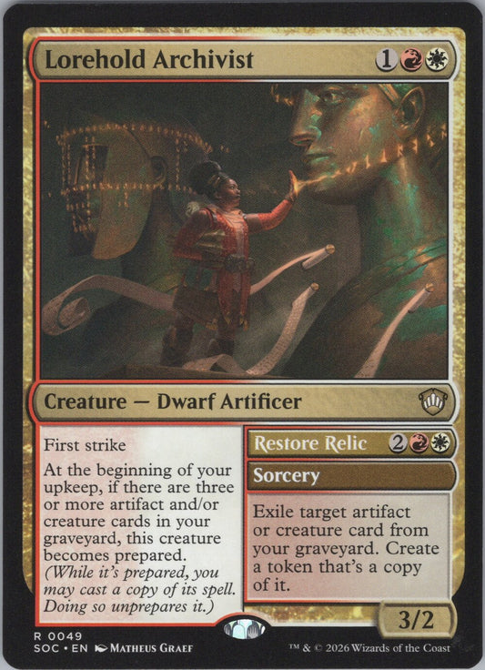 Lorehold Archivist // Restore Relic