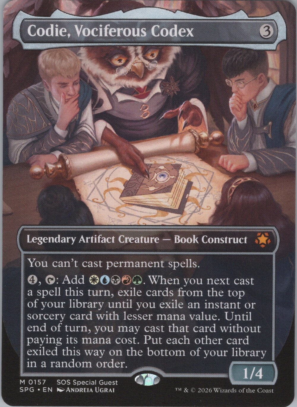 Codie, Vociferous Codex