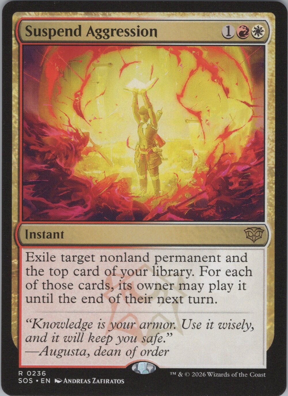 Suspend Aggression