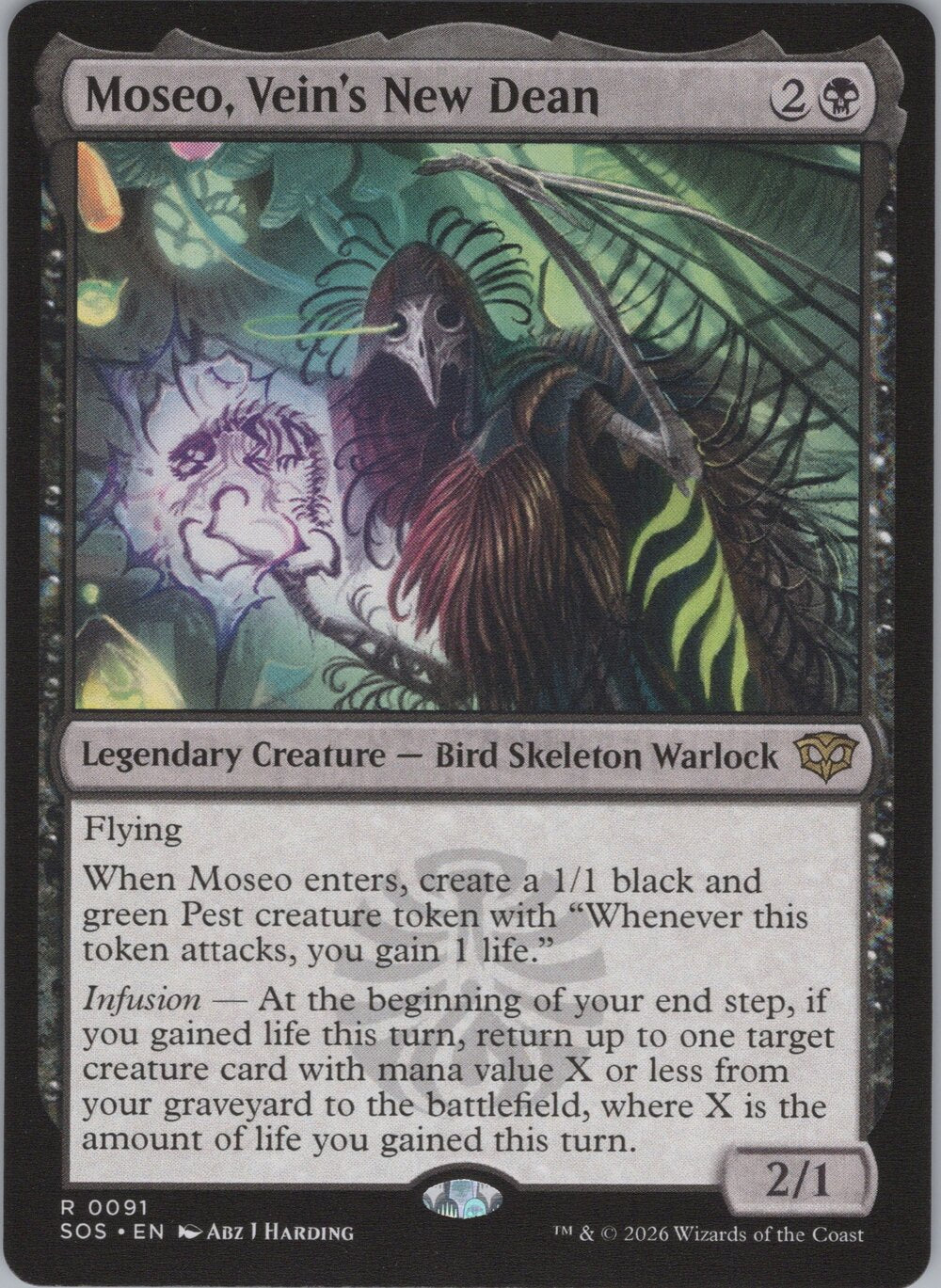 Moseo, Vein's New Dean
