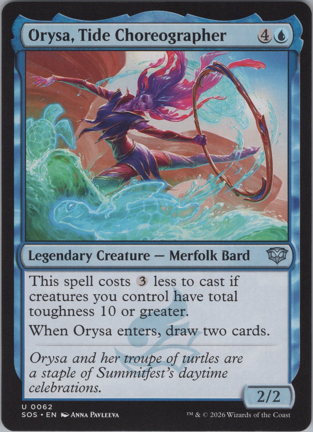 Orysa, Tide Choreographer