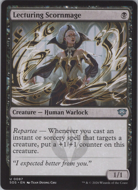 Lecturing Scornmage