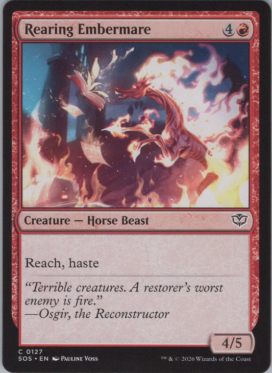 Rearing Embermare