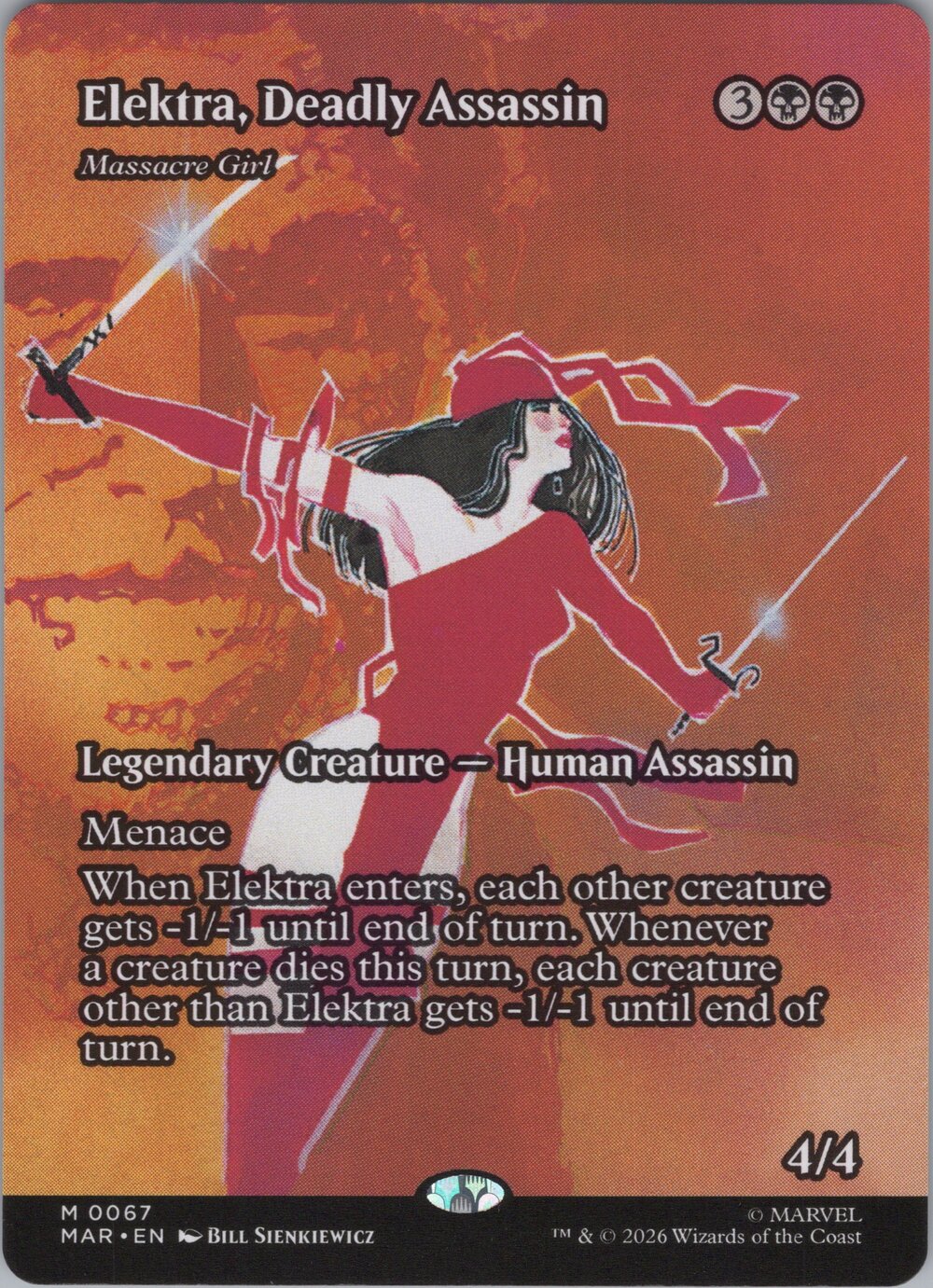Elektra, Deadly Assassin - Massacre Girl (Source Material)