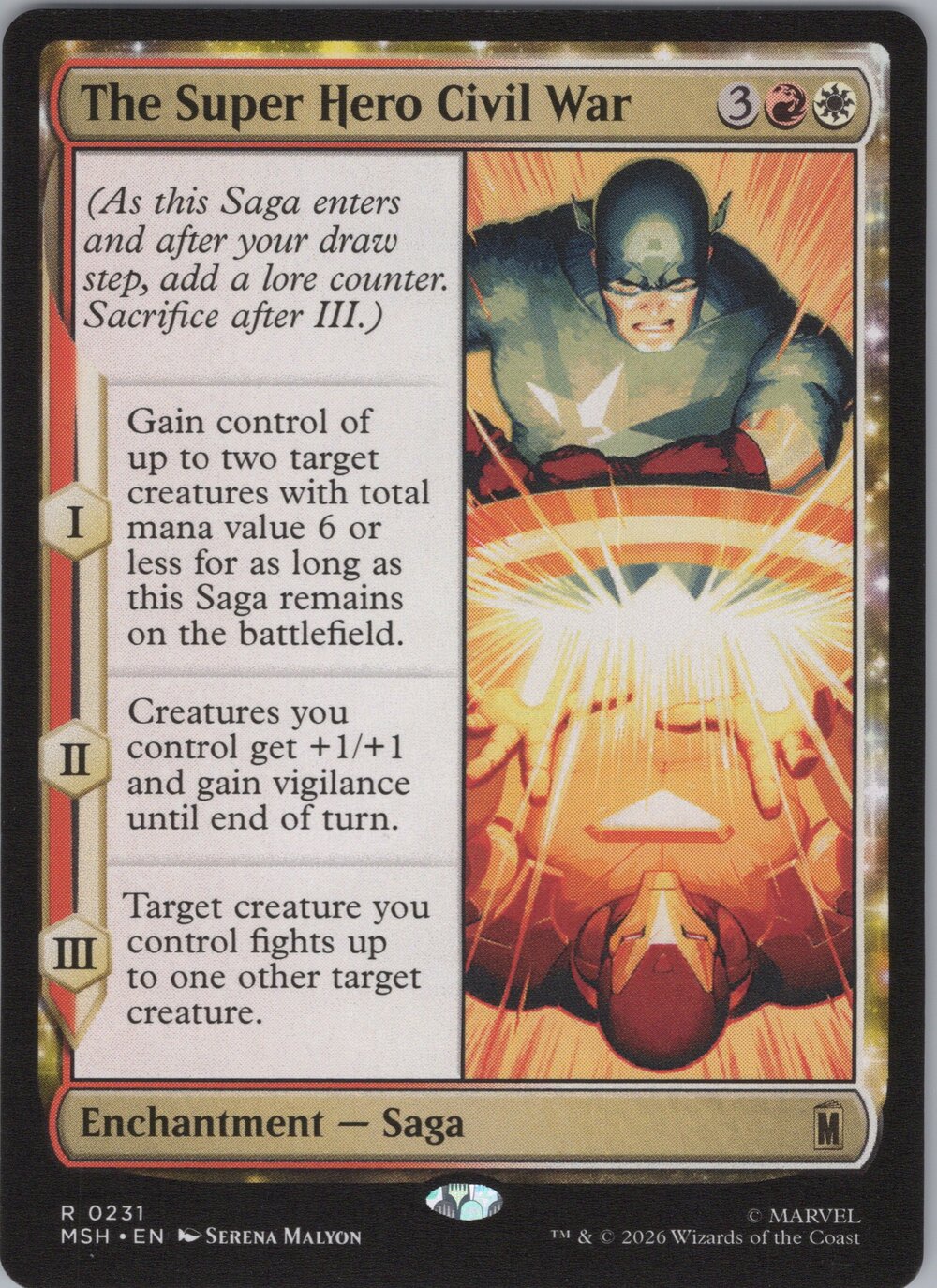 The Super Hero Civil War
