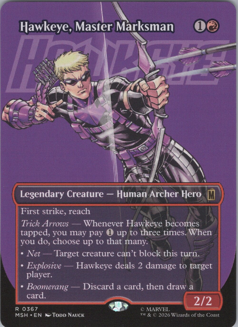 Hawkeye, Master Marksman