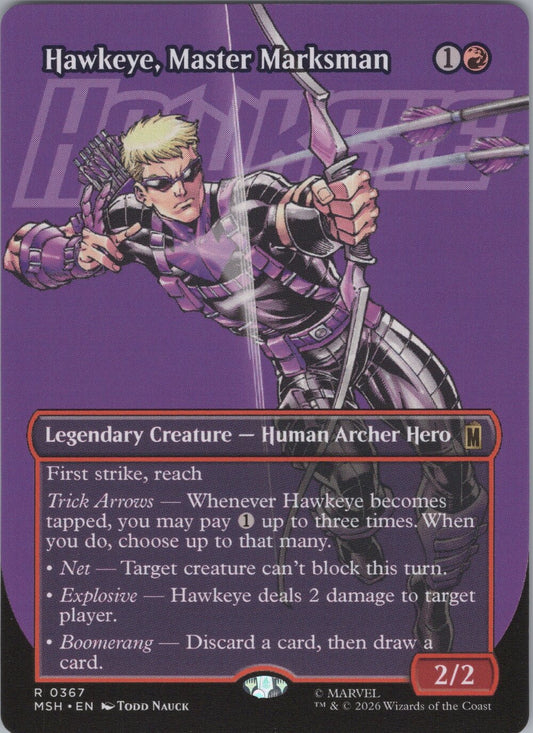 Hawkeye, Master Marksman