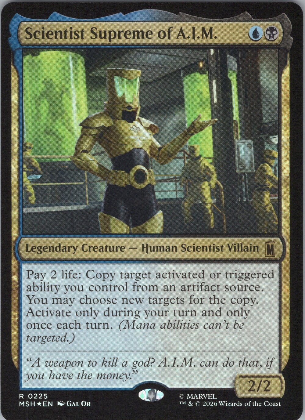 Scientist Supreme of A.I.M.